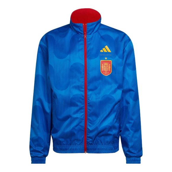 Adidas Men's Spain 2022 World Cup Anthem Jacket HE8920 Multi Size